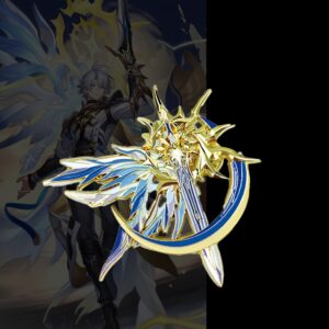 9aec70a2-c6e7-4c52-8afb-c59f3c955afa.jpg Star Rail Railway Theme White Eir Pendant. Metal game keychain accessory. White Eir role-playing prop model pendant. Game-related backpack pendant., Cosplay Accessory, Game Accessory, Character Charm, Themed Jewelry, Detailed Craftsmanship, Durable Charm, Fandom Accessory, Keychain Charm, Cosplayers, Gamers