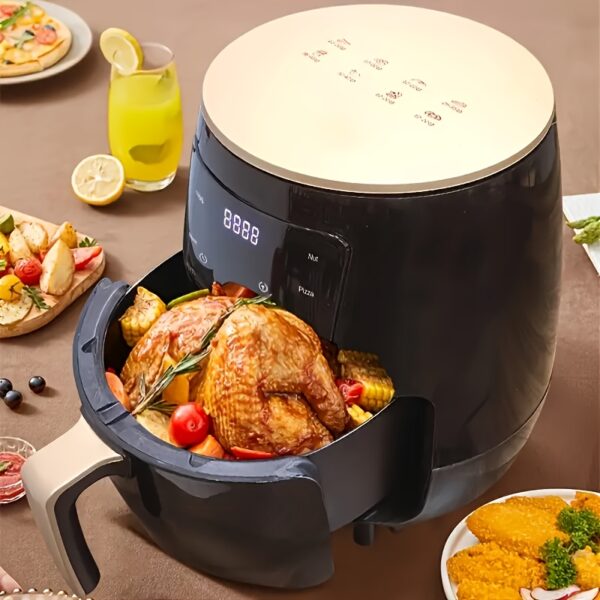 1.59gal 1.06gal 1.19gal 2.64gal Large Capacity Colorful Touch Screen Air Fryer - Multi-Functional, Adjustable Time And Temperature, Convenient for Healthy Home Cooking, Space-Saving Design, Easy to Clean, And Energy Efficient
