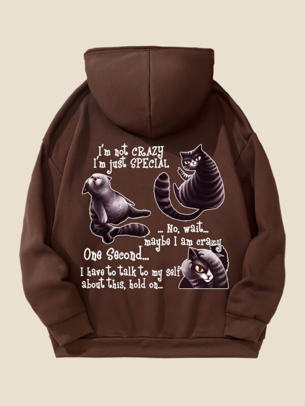 Women's Casual Hoodie - Graphic Print, Drawstring, Soft and Comfortable for Fall & Spring