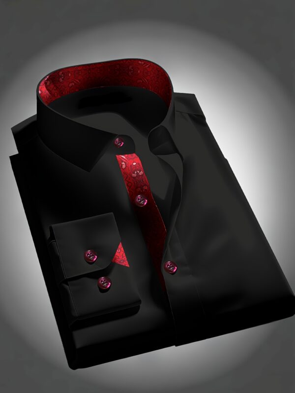 a2f4598c-5fd2-4839-a398-c222a58faf61.jpg <2025 Men's Shirt Selection Recommendation, Exquisite Craftsmanship>Men’S Fashion Dress Work Spring Autumn Old Money Style Business Long Sleeve Button- Casual Wear Wrinkle Resistant Quick-Dry Non Transparent Fabric Smooth Texture Classic Collar Design Commuting -Business Party Streetwear High Quality Stitch Trendy Top Holiday Gown, Durable Material, Office Professionals