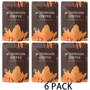 Instant Mushroom Coffee with Turkey Tail and Tremella Extracts - Energize and Hydrate 6.35oz 30 Packets, Immune System, Wellness Beverage, Travelfriendly Coffee, Singleuse Packs, Highquality Mushrooms, Premium Extracts, Functional Beverage, Busy Professionals, Healthconscious Consumers