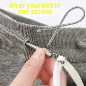 Efficient Threader Tool - Easy Thread Without Effort, Bendable Rope Design for Various Needlework, Home Sewing & Crafting, Multi-Purpose Elastic Waistband Accessory, Sewing Accessories, Sleek Waist Tool, Flexible Waistband