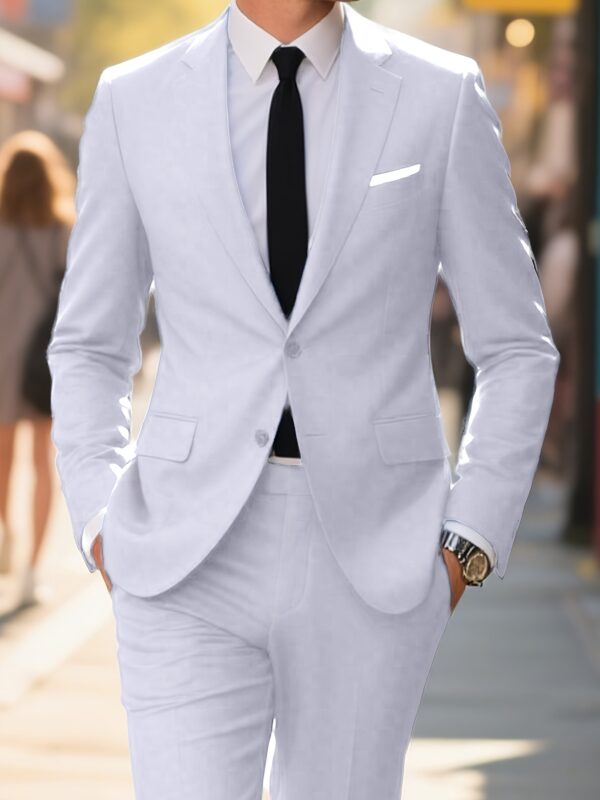 Men's Suit Single Blazer for Parties Business Banquets Outings Leisure Holidays Suitable for Men's Formal Dress Jacket Size XS-XXXL 1pc Wedding Season