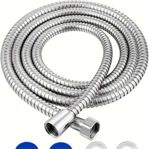 Stainless Steel Shower Hose Replacement - Flexible, Durable & Easy-to-Install Shower Head Extension with Corrosion-Resistant 304 Stainless Steel, Perfect for Modern Bathroom Decor, Bathroom Upgrade, Sleek Design, Corrosionresistant Material