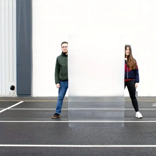 Magic Invisible Lens Plate - Transparent Illusion Mirror for Street Magic, Camping Parties & Outdoor Performances - Durable Lightweight Design with 3D Effect, Perfect for Tricks and Audience Surprises, Magic Props, Party Accessories, Sleek Appearance, Highquality Optics