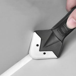 b07e288b-90e7-439b-9e4c-ab2abba283b0.jpg Heavy-Duty Manual Scraper Tool with 5 Interchangeable Heads - for Painting, Flooring, Tile, Adhesive Removal - Stainless Steel Blades & Ergonomic Grip - Ideal for DIY Projects, Professional Contractors, and Household Cleaning, Painting Projects, Versatile Design, Sturdy Build, Home Renovators