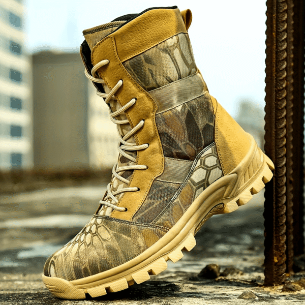 b6a941b72d492d7a3a411915577653ca_1721162177823.png LEIJOP Men's & Women's High-Top Military Boots - All-Terrain Camouflage Outdoor Hunting Boots with Upper, TPR Sole, Lace-Up Closure, Wide Width & Height - Heavy-Duty Hiking, Camping, Army-Style Footwear