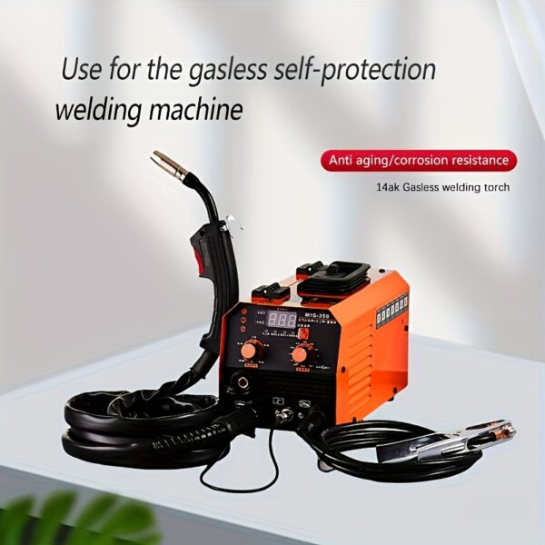 1pc 14AK Gas-Free Self-Protection Welding Flame Gun - Corrosion-Resistant Metal Construction, Durable Cable & Integrated Circuit, No Battery Required, Ergonomic Handle for Precision Welding (Accessories Only, No Welding Machine Included), Welding Accessories, Industrial Welding Tool, Robust Design, Highquality Components, Industrial Professionals