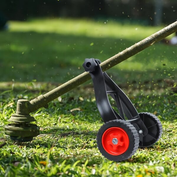 1pc Adjustable Height Lawn Mower Stand with 4-Wheel Mobility - Durable Plastic, Ergonomic Design for Easy Maneuverability, Ideal for Home and Garden Use, Lawn Mower Accessories, Userfriendly Design, Sturdy Construction