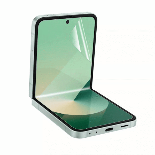 b83b3c4939ee4d82a7a260ce60b2867f-goods.png 2+2 Set for Samsung Galaxy Z Flip7, Includes 4-in-1 Kit with 2 Soft TPU Films and 2 Tempered Glass Back Screen Protectors – HD Clarity, Anti-Oil & Fingerprint Resistant, Full Protection