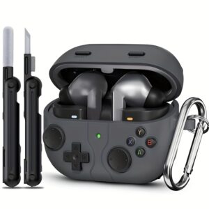 [Durable Case] Durable Silicone Galaxy Buds 3 & Pro Hybrid Case Cover | Non-Slip, Scratch-Resistant, Includes Cleaning Tools & Accessories, Ideal for Gaming & Daily Use