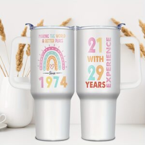 ba19f9ba-dc8f-415c-83e0-444b957d96ac.jpg 1pc Hsdiokl 40oz Black Tumbler Cup with Colorful Birthday Graphics - BPA-Free, Shatterproof Metal with Lid & Straw - Ideal for Celebrating Milestone Birthdays (20th/25th/30th/35th/40th/45th/50th/55th/60th/65th/70th/75th) - Funny Gag Gift for Men & Women, Hand Wash Only, Best for Christmas, Perfect for Thanksgiving