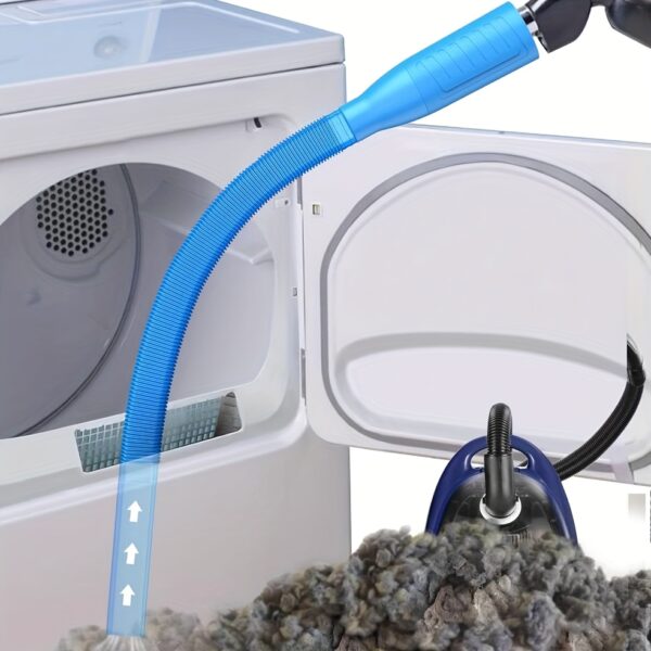 bc6e8cad-2fbe-465a-8c34-7a55a0fca0e5.jpg Dryer Vent Cleaner Kit Vacuum Attachment - Multiple Combinations Lint Remover Power Washer And Vacuum Hose Quickly Removes Lint