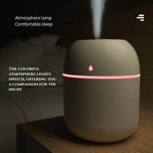 Aromatic Mist Humidifier % Freshens Indoor Air, Refreshes Car Air, Nourishes Plants, And Soothes The Body And Mind Through Cool Mist And Soft Night Lights. Low Noise, Energy-saving Design
