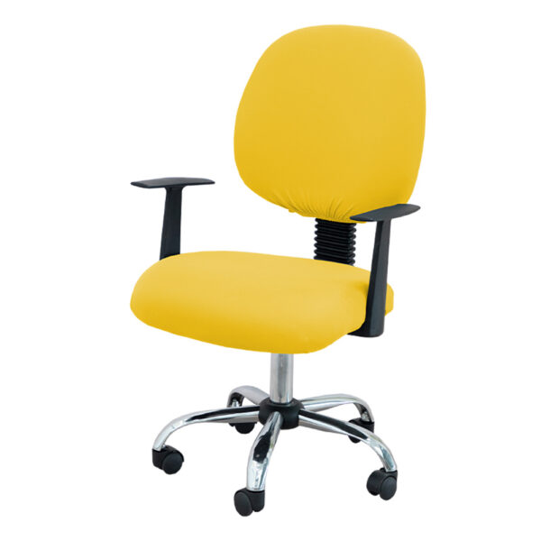 2pcs/ set Solid Color Stretch Jacquard Elastic Office Chair Covers - Universal Fit for Desk Computer Chair, Easy to Slip On and Off, Durable and Washable