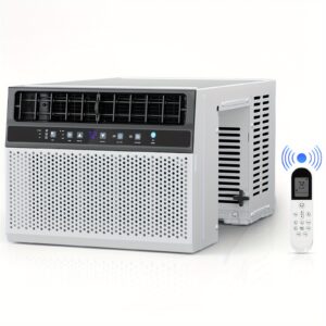 12000/10000 BTU U-Shaped Window Air Conditioners, Portable Air Conditioners for Room Cools Up to 550/450 Sq. Ft, Window AC Unit with Cooling, Dehumidifier And 3 Fan Speed&Sleep, Remote Control, 6 Modes 24H Timer & ECO Mode