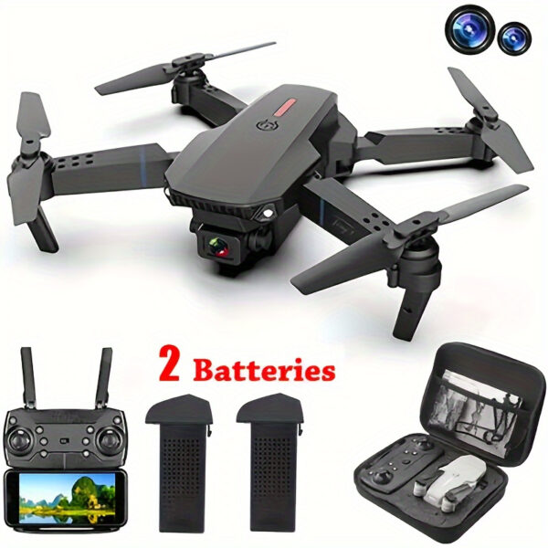 c3deefdc-1978-4495-97dc-5b7171dc46ce_800x800.jpeg 2-Battery 2024 Newest Foldable Drone - Dual SD Camera, FPV Live Video, App Control, RC Quadcopter for Adults - Easy to Use, Portable, And Long-Lasting Flight Experience, Drone for Photography, Drone with Screen Remote Control, Drone Mini, Drone Battery, Aerial Photography, Outdoor Flying, Compact Design, Durable Build, Precision Control, Hobbyist Pilots, Photography Enthusiasts
