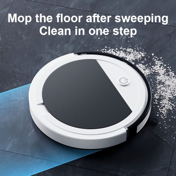 c988ce8d-8dec-463e-aeb8-5ac59a40c42d.jpg Intelligent Robot Vacuum Cleaner - Easy to Use, Efficient Dust & Debris Removal, USB Rechargeable, Lithium Battery, 60dB Quiet Operation, Ideal for Modern Home Cleaning, Household Cleaning Robot | Minimalist Vacuum | Smooth Surface Technology, Vacuum Cleaner for Hardwood Floor