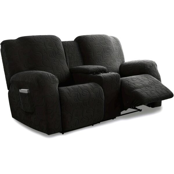 6pcs/set 2-person Central Control Lounge Chair Sofa Cover, All Inclusive And Furniture Protection Cover, Anti Slip And Wear-resistant, Removable And Washable, And Anti Pet Scratching, Suitable for All Seasons