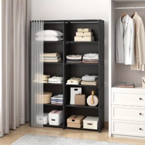 Multi Purpose Easy to Assemble Storage Rack, Shoe Rack, Household Simple Clothing Storage Cabinet, Dust-proof Miscellaneous Goods Container, Suitable for Garages, Hotels, Offices, Classrooms, Rental Rooms, And Display Racks