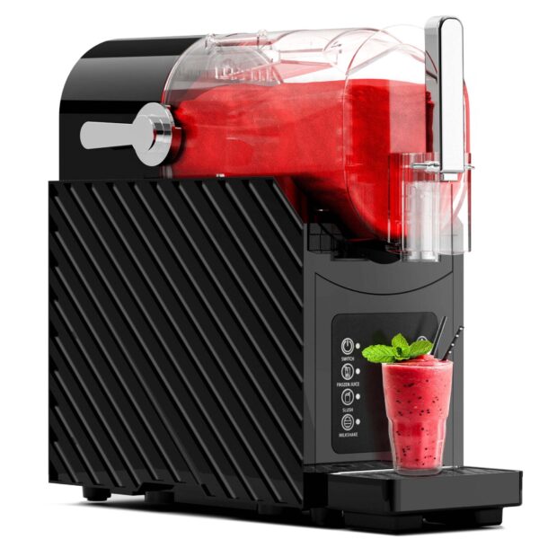 Countertop Ice Maker Machine Slushie Machine with 3 Preset Modes -88oz Large Capacity Frozen Drink Maker forMargaritas/ Milkshakes/ Slush, Auto Cooling & Self-Cleaning, No Lce Needed (Home &Commercial Use)
