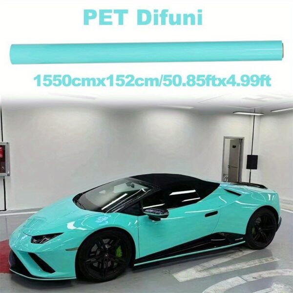d22327b2-e5db-4c41-ac10-1bc4cf190634.jpg 5FTx50ft - Car Wrap - Smooth PET Film - Sun & Scratch Protection - Easy to Apply - No Glue Left - Fits Most Vehicles