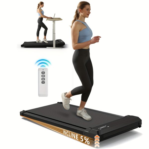 d4abfe50-70a8-4d5d-ba3f-10599a63d11a.jpg Walking Pad 4 In 1 For Walking And Jogging, Under Desk Treadmill For Home Office, Portable Walking Pad Treadmill Under Desk, Desk Treadmill In LED Display, Without Battery