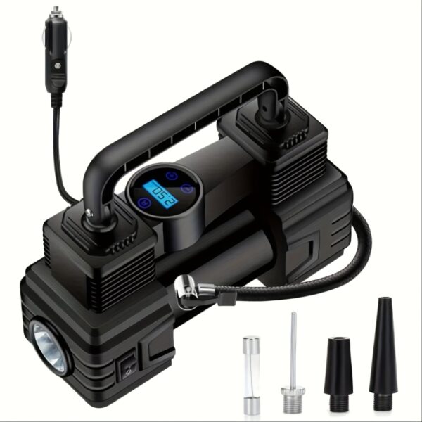 [High-Pressure Tire Pump] High-Pressure Multifunctional Electric Tire Air Pump - 12V Mini Car Inflator Pump for Small Vehicles