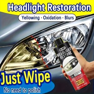 Car Headlight Restoration Fluid Automotive Headlight Oxidation Yellowing Scratches Blurring Enhancement Crystal Plating Coating Refurbishment Agent