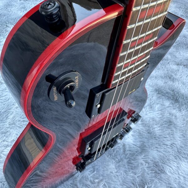 d862d21f-1955-4486-bd34-79f5f3839c19.jpg Electric Guitar Manufacturer Direct Dealership LP Customized Electric Guitar/red Logo/redwood Fingerboard/imported Wood Paint/6 Strings/HH Pickup/rock Instrument/USB Adjustable/6 Strings/quality Assurance