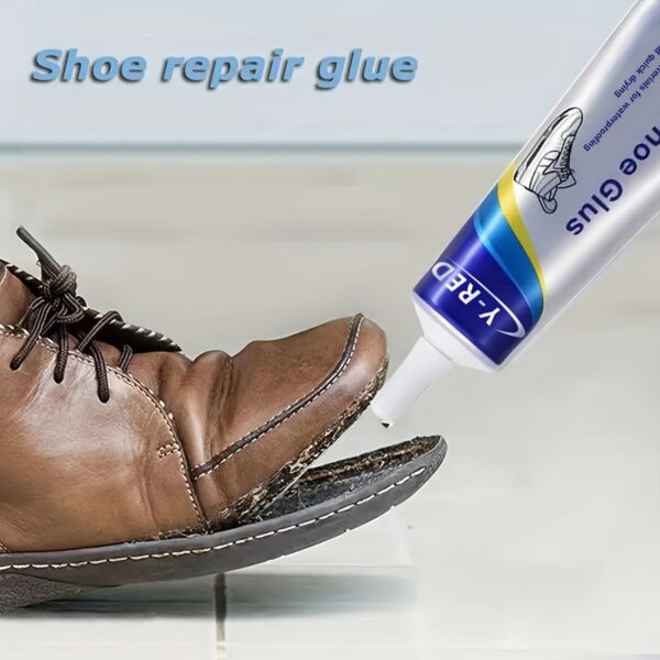 daf2c555435b32f70102d6920f10436d1740191455284.jpg 2pcs Shoe Repair Glue, 2.03oz, Quick-Dry Clear Adhesive for Various Footwear, Universal for Woven Shoes, Leather, Athletic Sneakers, Cracked Sole Fixing, Essential Home Item, Plastic Material