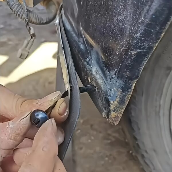 120pcs Multifunctional Cable Tie Clamp Fixing Nails, Durable Nylon Cable Tie Buckle Clamp, Self-Locking Zipper Retainer with Needle And Button Design, Suitable for Automotive Repair, Wire Management And Home Multifunctional Tools, Back to School