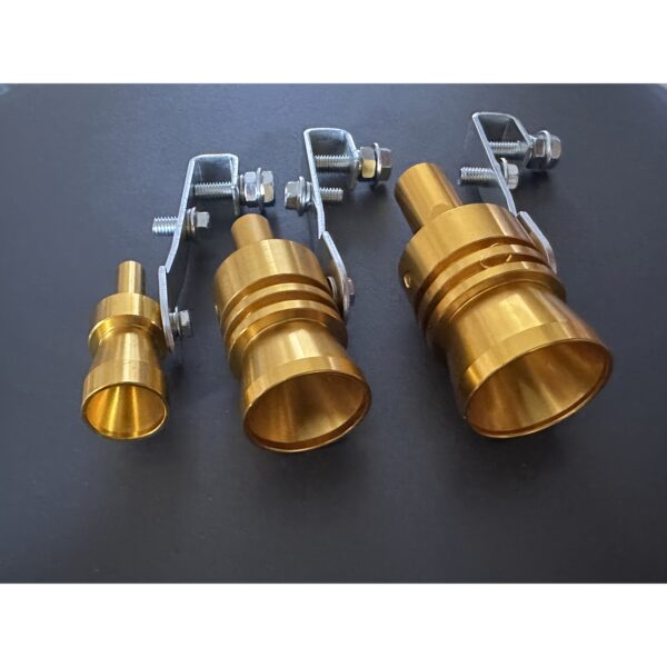 [Aluminum Exhaust Simulator] 3pcs Aluminum Turbine Whistle Exhaust Pipe Simulator | Universal Noise Generator for Motorcycles, Trucks, Cars, Off-Road Vehicles - Car Styling Accessories, Halloween Pranks, Christmas Gifts