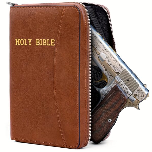 Tactical Storage Leather Zipper Bag for Outdoor Gear, Shockproof Launcher Bag, Firearm Bag, And Gun Cover