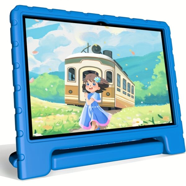 10.1Inch Kids Tablet, 8(4+4)GB+64GB, Android 14, Wifi, Dual Camera, 1280*800, 6000mAh, Parental Control, Educational, Drop Protection, Google Kids Space, Eye Protection, Best Gift, Tablet, Pad