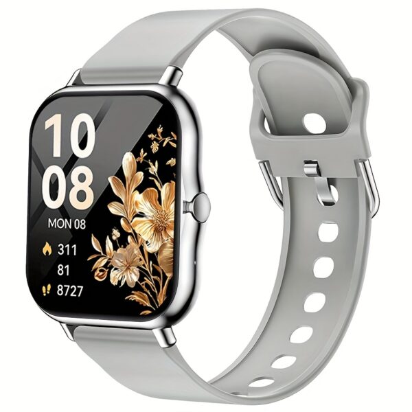 e28e7a48-5676-4498-b66f-26c63c3887da.jpg Full Touch Screen Smart Watch for Men and Women, Wireless Wireless Call/Answer Phone, 100+ Sports Modes, Fashionable Minimalist Style, Comfortable Breathable Silicone Strap, Ultra-Thin Narrow Frame Design, High-Definition Resolution Screen, Suitable for Android and for iphone Systems, Multi-Color Options, Perfect Gift for Men, Women, Couples, Parents, Friends, and Relatives!