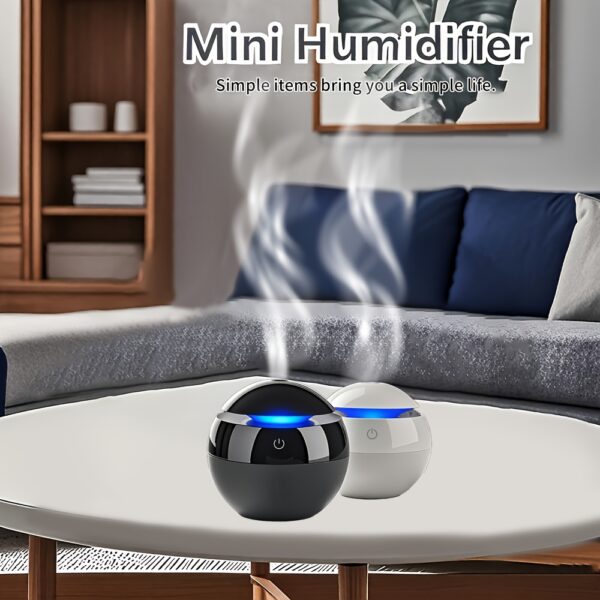 1pc UDB Black Diffuser Humidifier with Colorful Lights for Bedroom Room