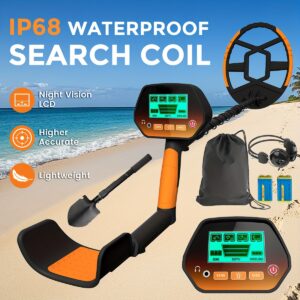 e5d5bbff-97dc-4238-a22c-8889c589d684.jpg Metal Detector, Terrain Modes Professional Metal Detector For Adults Detectors With High Accuracy Lightweight Search Coil, All Metal, Disc Modes For Junior, Youth Golden Detector, Super Easy To Operate, Lightweight, Great Christmas Gift Choice