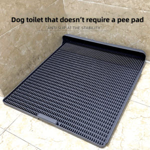 [Washable Indoor Pet Toilet] Washable Flat Dog Toilet Suitable for Small, Medium and Large Dogs - Integrated Pet Dog Toilet Golden Retriever Anti-Peeing - Suitable for Indoor Use - Comes with Cleaning Brush
