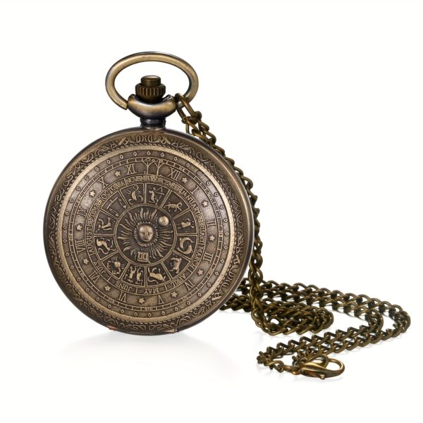 ea6354c1-b7e1-4371-83eb-182f562af5e4.jpg Men's Vintage Chinese Zodiac Pocket Watch Necklace - Quartz Analog Watch with 12 Astrological Signs, Arabic Numeral Dial & Sweater Chain, Retro Pocket Watch for Chinese New Year Gifts, Daily Wear Accessory, Pocket Watches For Men, Vintage Pocket Watch, Vintage Watch, Pocket Watch Vintage, Pocket Watch For Men, Cool Pocket Watch, Pocket Watch And Chain, Vintage Pocket Watches For Men, Pocket Watch For Women, Necklace Watch, Retro Watch, Novelty Watch, Hand Winding Watch,