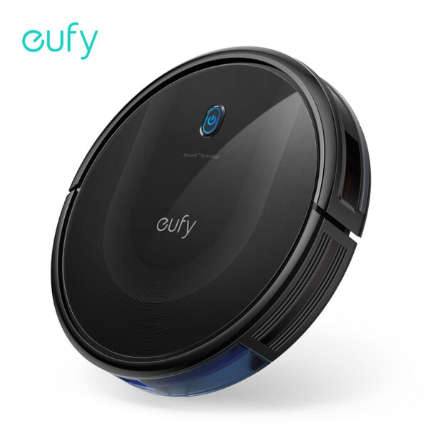 eufy BoostIQ RoboVac 11S MAX, Robot Vacuum Cleaner, Super Thin, Powerful Suction, Quiet, Self-Charging Robotic Vacuum Cleaner, Cleans Hard Floors to Medium-Pile Carpets, Black (Refurbished)
