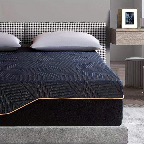 14" Memory Foam Mattress, Cooling Gel Mattress Bed In A Box, Therapeutic Medium Mattress, Black, Full, Queen, King Mattress