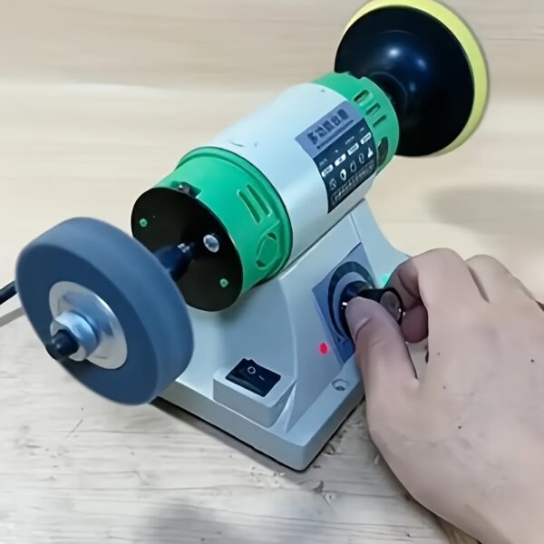 f1cde440-c3b5-4b3a-9b39-c35529b997a5.jpg 5pcs 3-Inch Fiber Polishing Wheels, Emery Grit Material, 3/8-Inch Shaft Hole, Compatible with Table Grinders & Angle Grinders, Versatile Machine Use