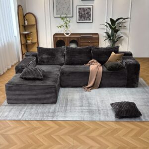 f23832f7-7902-4656-b03f-8b2a7ace09b8.jpg Modern Chenille Soft Cushion Combination Sofa Set, Modular L - Shaped Combination Living Room Sofa Set, Free - Combination Living Room And Tatami Room Sofa (side Chaise Longue)