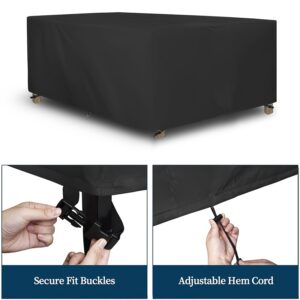 1pc All Seasons Rectangle Outdoor Furniture Cover, 63*40*30in, Suitable for Coffee Table, Patio Table And Chairs, Etc. Durable And Easy to Install., Allseason Cover, Rectangle Cover, Sleek Design, Highquality Fabric, Longlasting Cover, Table Cover, Patio Owners