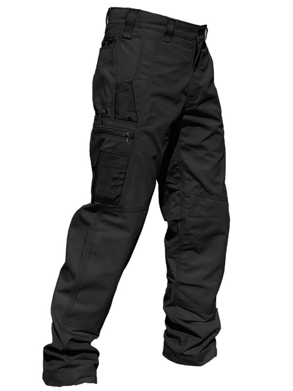 [1pc Tactical Cargo Pants] 1pc Men's Tactical Cargo Pants | Durable Fabric, Multiple Pockets, Regular Fit, Solid Color, Perfect for Outdoor Work, Hiking, Spring & Fall