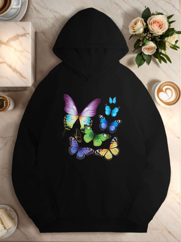 f99e690b8d9d436d8329e39efbec10e1-goods.jpeg Teediy Diverse Collection of Butterflies 250G Women'S Casual Hoodies