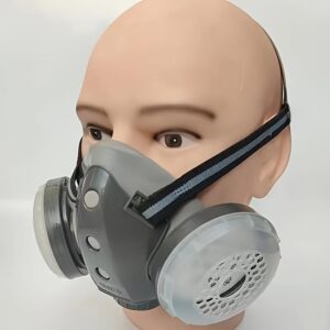 [Industrial Respirator Mask] Industrial Grade Reusable Half-Face Respirator Mask | Hypoallergenic Dust-Proof Protection for Coal Mine, Grinding, Woodworking, Pesticide Use