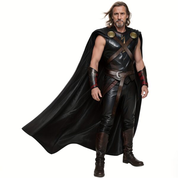 fa8f0e65-9a12-4f07-ae0e-b05502380a9c.jpg L'VOW Fantasy Renaissance Cosplay Cape - Gothic Halloween Long Black Robe with Golden Accents, 3D Embellishments & Adjustable Straps for Men & Women, Costume Accessory for Themed Parties, Themed Party Wear, Intricate Embroidery