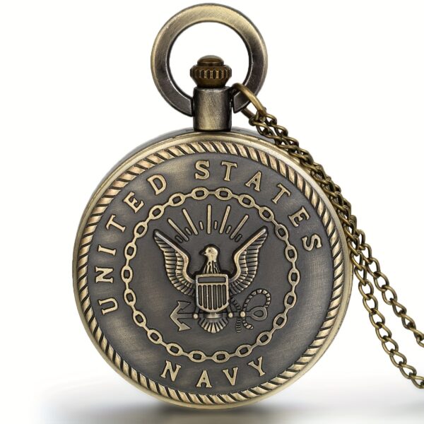 Men's Vintage Navy Corps Pocket Watch Necklace - Official Emblem Design with Quartz Movement, Golden-Tone Case & Chain, Insignia Pocket Watch for Veterans, Service Members (Non-) - Ideal Gift, Pocket Watches For Men, Vintage Pocket Watch, Pocket Watch Vintage, Vintage Watch, Cool Pocket Watch, Vintage Pocket Watch For Men, Retro Watch, Vintage Pocket Watches For Men, Novelty Watch, Retro Pocket Watch, Husband Pocket Watch, Clock Necklace For Women, Antique Watches For Men,